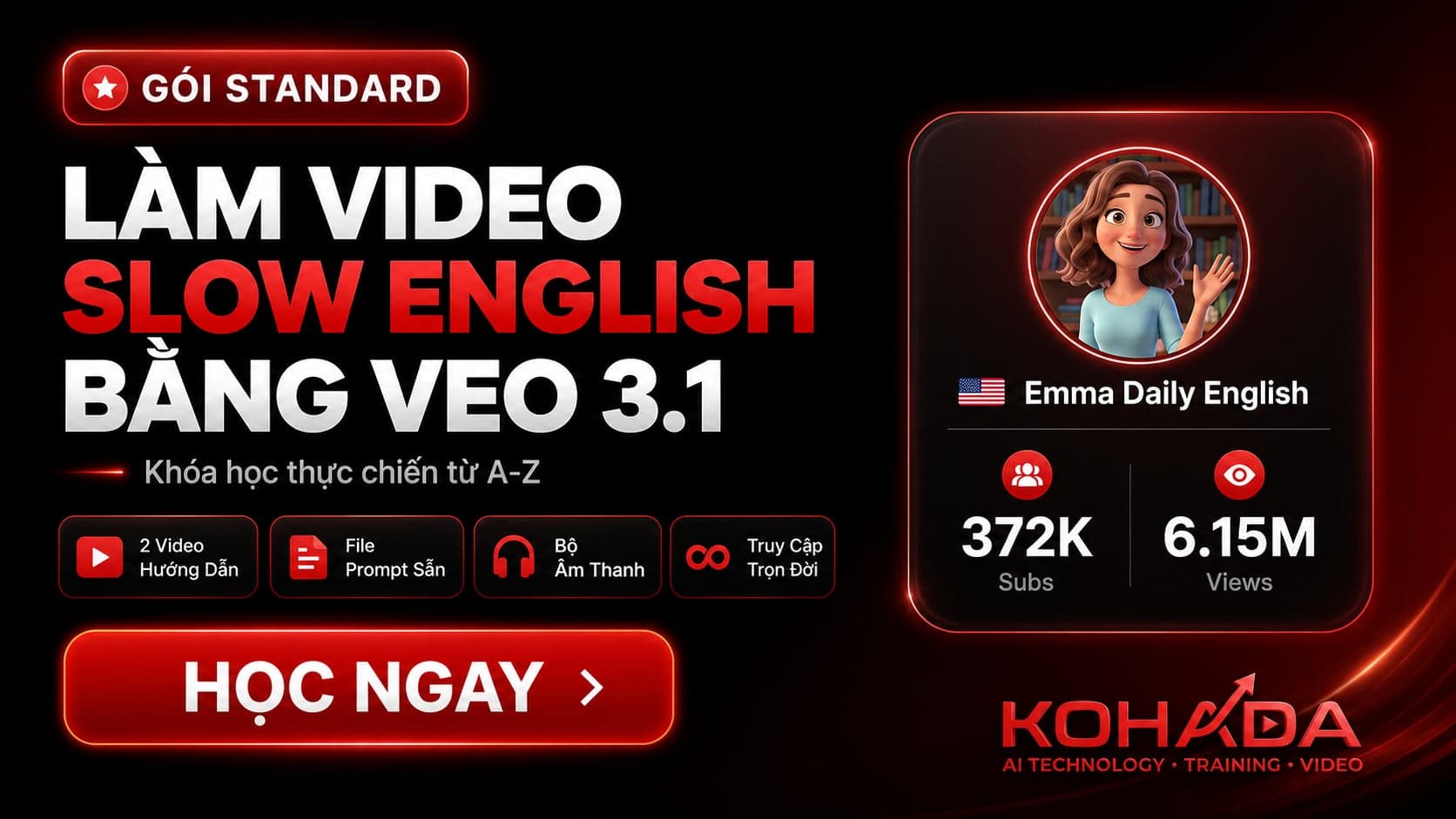 Khoá học Slow English — Gói Standard
